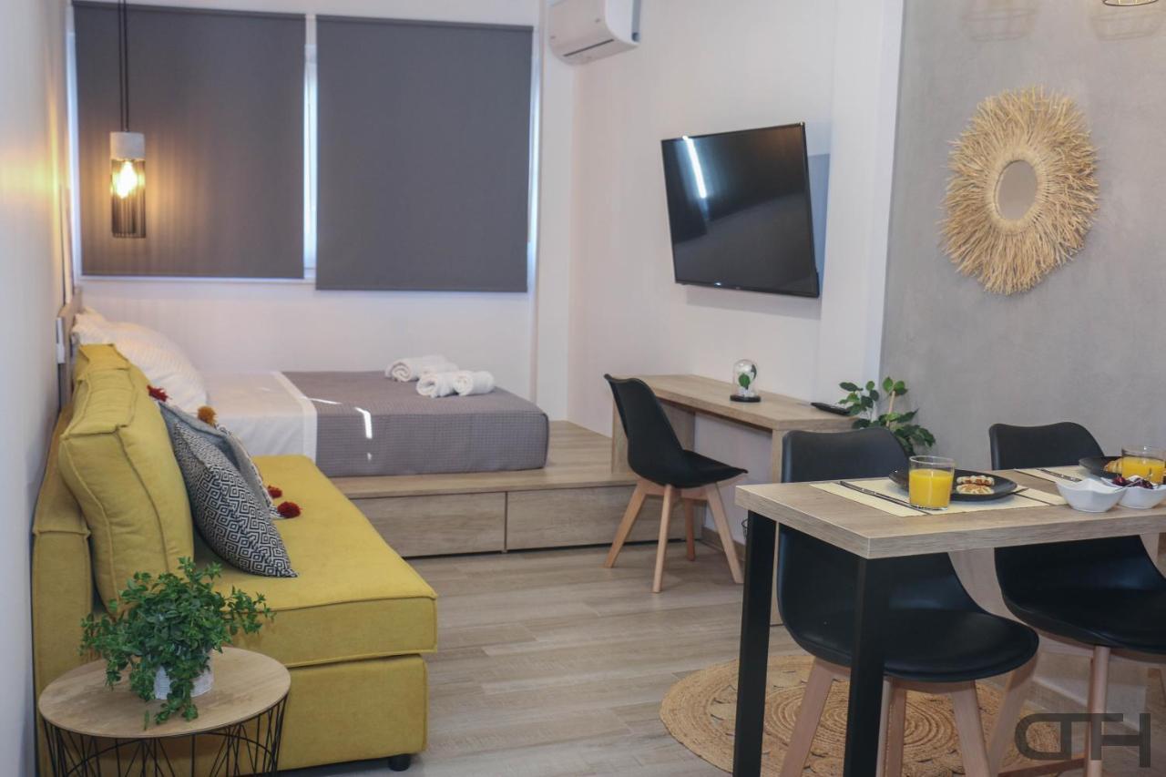 New Deluxe Studio 3 Downtown Thessaloniki - Fully Equiped Luaran gambar
